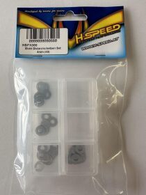 H-SPEED Stahl Distanzscheiben Set 4mm (40) / HSPX066