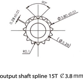 Robbe Modellsport Servoarme 15T (15Z), einfach-/doppelt Kunststoff, original / 91280001