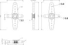 Robbe Modellsport Servoarme 15T (15Z), einfach-/doppelt Kunststoff, original / 91280001