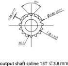 Robbe Modellsport Servoarme 15T (15Z), einfach-/doppelt Kunststoff, original / 91280001