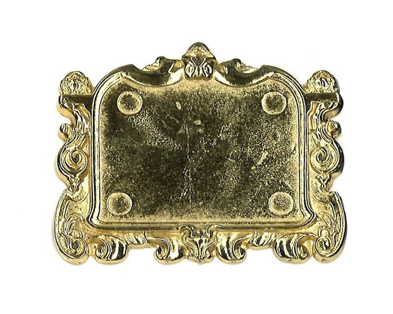 Krick Träger für Namensschild goldfarben / 64390