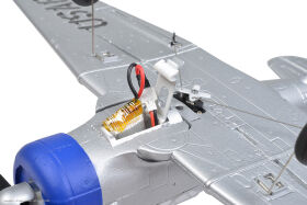 EZ-Wings Mini AT-6 Texan Silber RTF 450 mm 1 + 1 LiPo Akku USB-Ladegerät / EZ-037