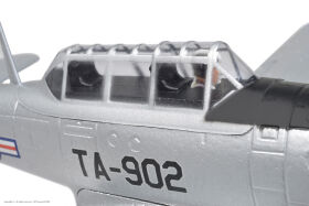 EZ-Wings Mini AT-6 Texan Silber RTF 450 mm 1 + 1 LiPo Akku USB-Ladegerät / EZ-037