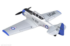 EZ-Wings Mini AT-6 Texan Silber RTF 450 mm 1 + 1 LiPo Akku USB-Ladegerät / EZ-037
