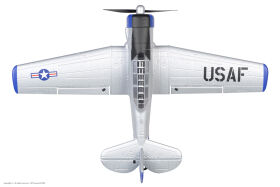 EZ-Wings Mini AT-6 Texan Silber RTF 450 mm 1 + 1 LiPo Akku USB-Ladegerät / EZ-037