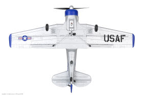 EZ-Wings Mini AT-6 Texan Silber RTF 450 mm 1 + 1 LiPo Akku USB-Ladegerät / EZ-037