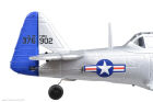 EZ-Wings Mini AT-6 Texan Silber RTF 450 mm 1 + 1 LiPo Akku USB-Ladegerät / EZ-037