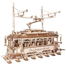 Robotime Klassische Straßenbahn (Lasercut...
