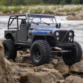 AXIAL 1/10 SCX10 III Jeep CJ-7 4WD Brushed RTR Grey /...