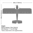 E-Flite Super Timber 1.7m PNP / EFL02575