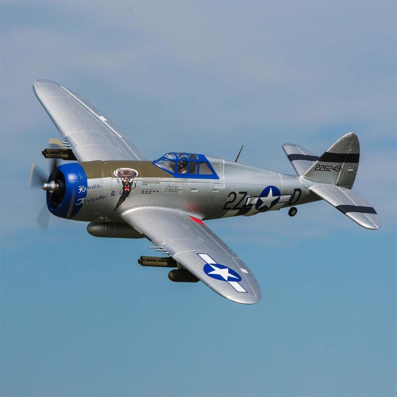 E-Flite P-47 Razorback 1.2m BNF Basic mit AS3X & SAFE Select / EFL08450