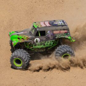 LOSI 1/18 Mini LMT 4X4 Brushed Monster Truck RTR Grave Digger / LOS01026T1