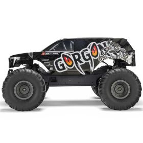 ARRMA GORGON 1:10 4X2 MEGA 550 Brushed Monster Truck RTA-Kit inkl. Akku & Ladegerät, gunmetal / ARA3230SKT1