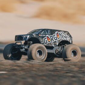 ARRMA GORGON 1:10 4X2 MEGA 550 Brushed Monster Truck RTA-Kit inkl. Akku & Ladegerät, gunmetal / ARA3230SKT1