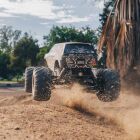 ARRMA GORGON 1:10 4X2 MEGA 550 Brushed Monster Truck RTA-Kit inkl. Akku & Ladegerät, gunmetal / ARA3230SKT1