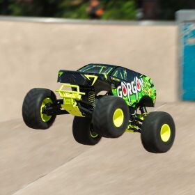 ARRMA GORGON 1:10 4X2 MEGA 550 Brushed Monster Truck RTR inkl. Akku & Ladegerät, gelb / ARA3230ST1