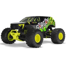 ARRMA GORGON 1:10 4X2 MEGA 550 Brushed Monster Truck RTR inkl. Akku & Ladegerät, gelb / ARA3230ST1