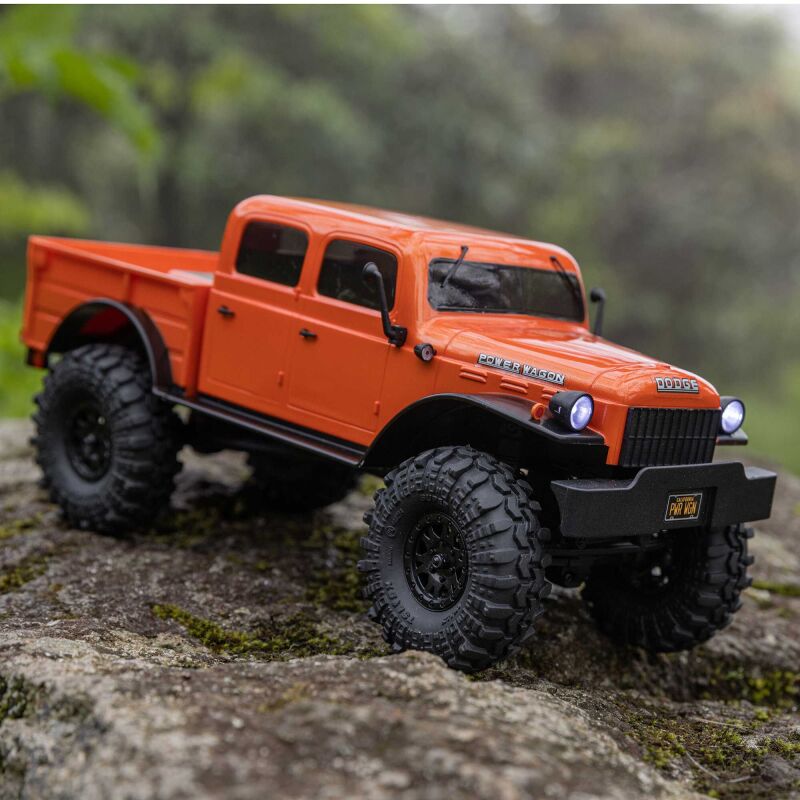 AXIAL 1/24 SCX24 Dodge Power Wagon 4X4 Rock Crawler Brushed RTR Green / AXI00007T2