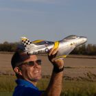 E-Flite UMX F-86 Sabre 30mm EDF Jet BNF Basic mit AS3X und SAFE Select / EFLU7050