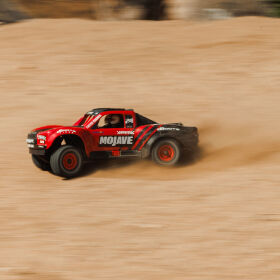 ARRMA MOJAVE GROM MEGA 380 Brushed 4X4 Small Scale Desert Truck RTR incl.Akku und Ladegerät Red/Black / ARA2104T1