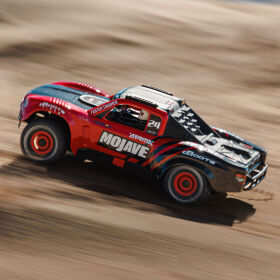 ARRMA MOJAVE GROM MEGA 380 Brushed 4X4 Small Scale Desert Truck RTR incl.Akku und Ladegerät Blue/White / ARA2104T2