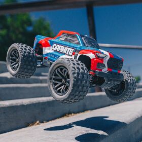 ARRMA 1/18 GRANITE GROM MEGA 380 Brushed 4X4 Monster Truck RTR incl.Akku und Ladegerät Blue / ARA2102T1