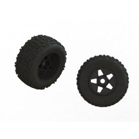 ARRMA dBoots Back-Flip Big Block MT Tire Glued (2) /...