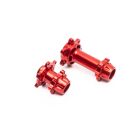 Losi Radträger gefräst Aluminium rot (Satz): Promoto-MX / LOS362000