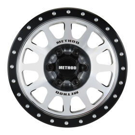 Pro-Line 1/6 Method 305 Alum F/R 2.9 +2 Offset SCX6 Wheel Faces (2) Silver / PRO281400