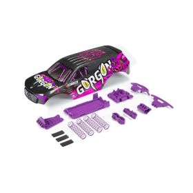 ARRMA GORGON Painted Decaled Body Set Purple / ARA402350