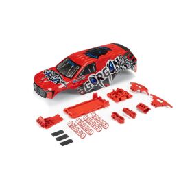 ARRMA GORGON Painted Decaled Body Set Red / ARA402351