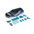 ARRMA Karosseriesatz lackiert dekoriert beschnitten GORGON blau / ARA402355