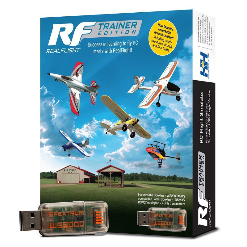 RealFlight Trainer Edition RC Flight Simulator incl. WS2000 Wireless Simulator USB Dongle / RFL-1212