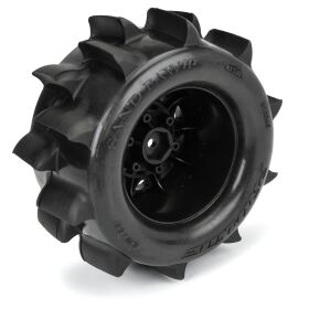Pro-Line 1/10 Sand Paw HP BELTED F/R 2.8 MT Tires MTD 12/14mm Black Raid (2) / PRO1024910