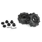 Pro-Line 1/10 Sand Paw HP BELTED F/R 2.8 MT Tires MTD 12/14mm Black Raid (2) / PRO1024910