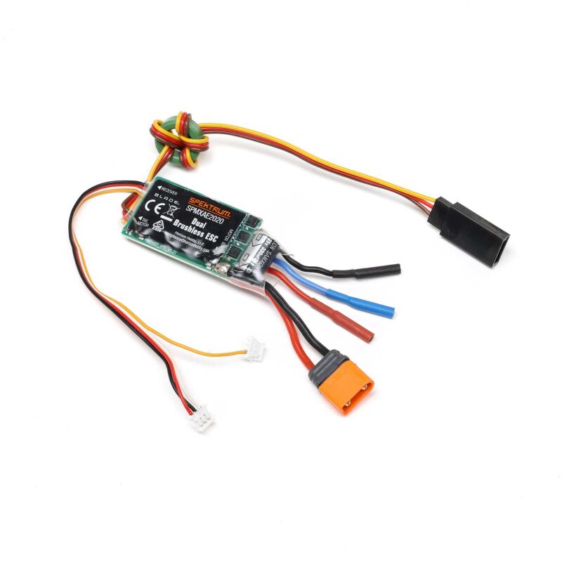 SPEKTRUM Dual Brushless ESC: 150 S Smart / SPMXAE2020