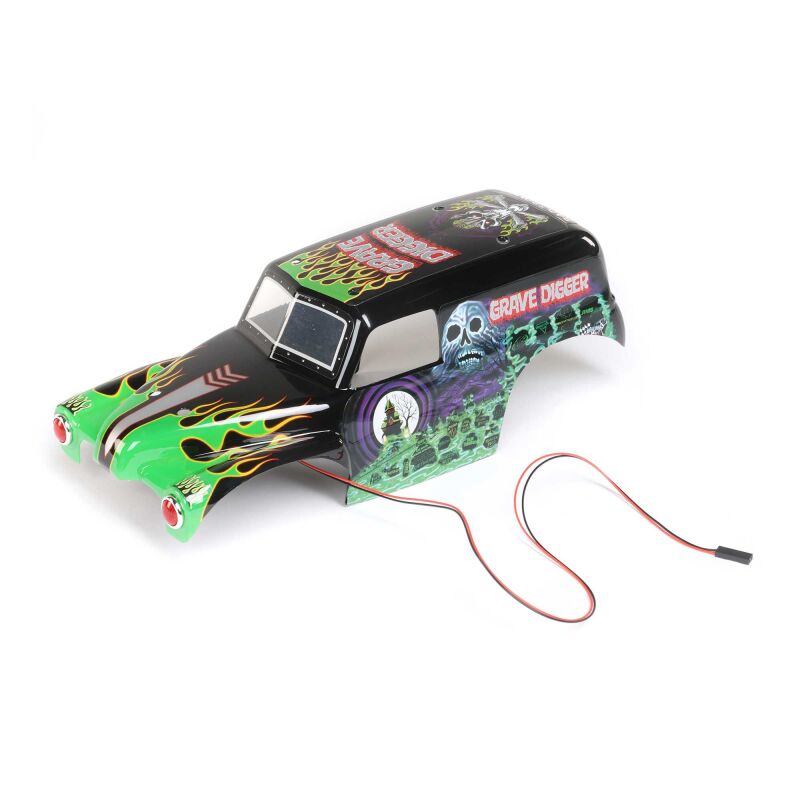 Losi Karosseriesatz lackiert Grave Digger: Mini LMT / LOS210044