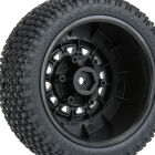 Pro-Line 1/10 Gladiator M3 Front/Rear 2.2/3.0 SC Mounted 12mm Blk Raid (2) / PRO116912