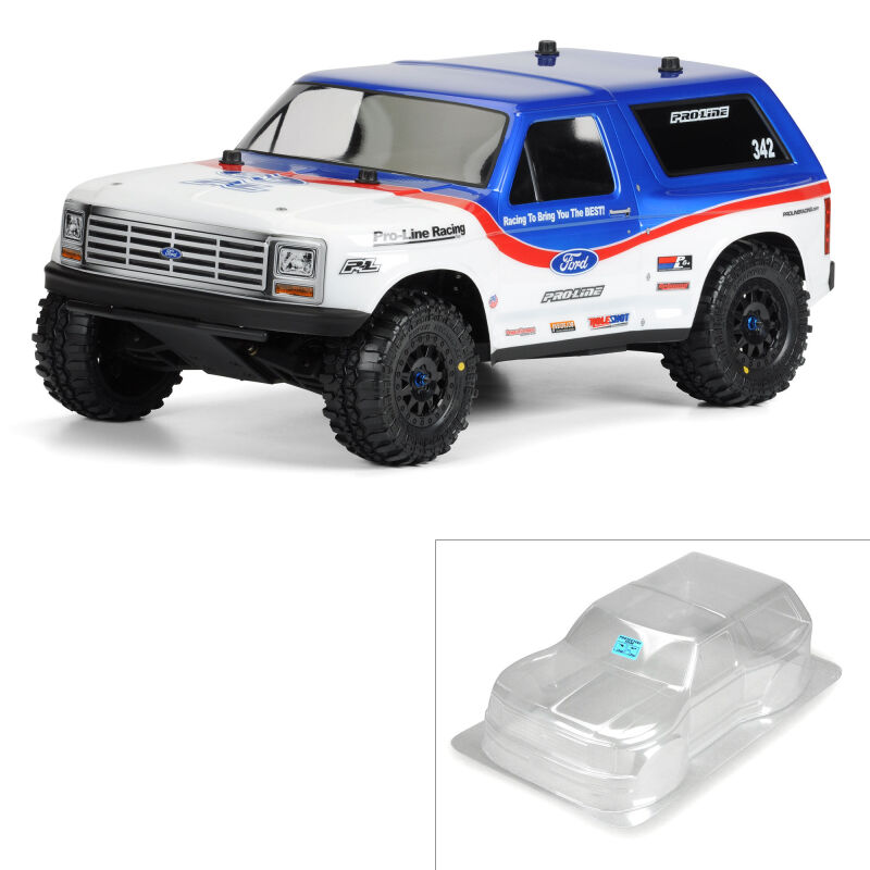 Pro-Line 1/10 1981 Ford Bronco Clear Body: Short Course / PRO342300