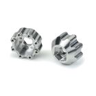 Pro-Line 1/8 8x32 to 17mm 1/2 Offset Aluminum Hex Adapters / PRO635300