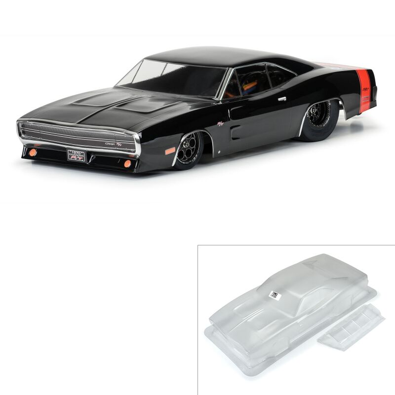 Pro-Line Racing Karosserie unlackiert Ladegerät 1:10 1970 Dodge: Drag Car / PRO359900