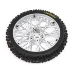 Losi Reifen vorne Dunlop MX53 Mounted Chrome: Promoto-MX / LOS46006