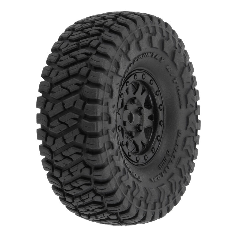 Pro-Line 1/24 Toyo Open Country R/T Trail F/R 1.0 MTD 7mm Black Impulse (4) / PRO1022810