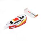 Losi Karosserie und Heckflügel rot: Mini-B, BL / LOS210024