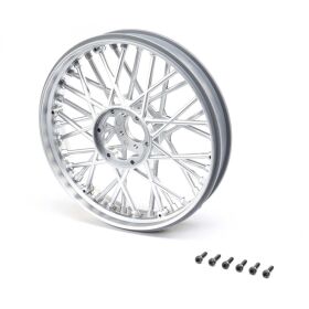 Losi Felgensatz vorne Satin Chrome: Promoto-MX / LOS46002