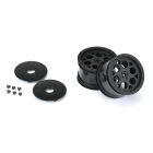 Pro-Line Racing Felgen hinten 1:10 Showtime 2.2" 12mm Sprint Car schwarz (Paar) / PRO278303