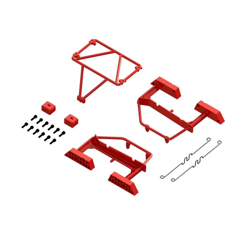 ARRMA Desert Truck Body Roll Cage Set Red: GROM / ARA320820