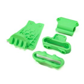 ARRMA Lower Skid And Bumper Mount Set Green / ARA320791