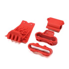 ARRMA Lower Skid und Bumper Mount Set, rot / ARA320777
