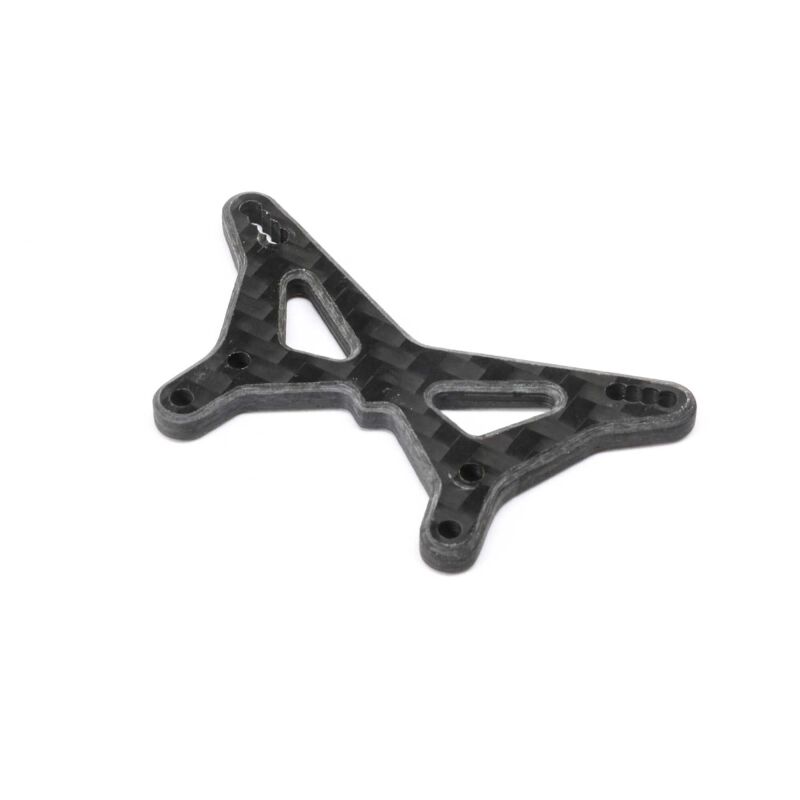 Team Losi Racing Dämpferbrücke vorne Carbon: Mini-B, BL / TLR314008